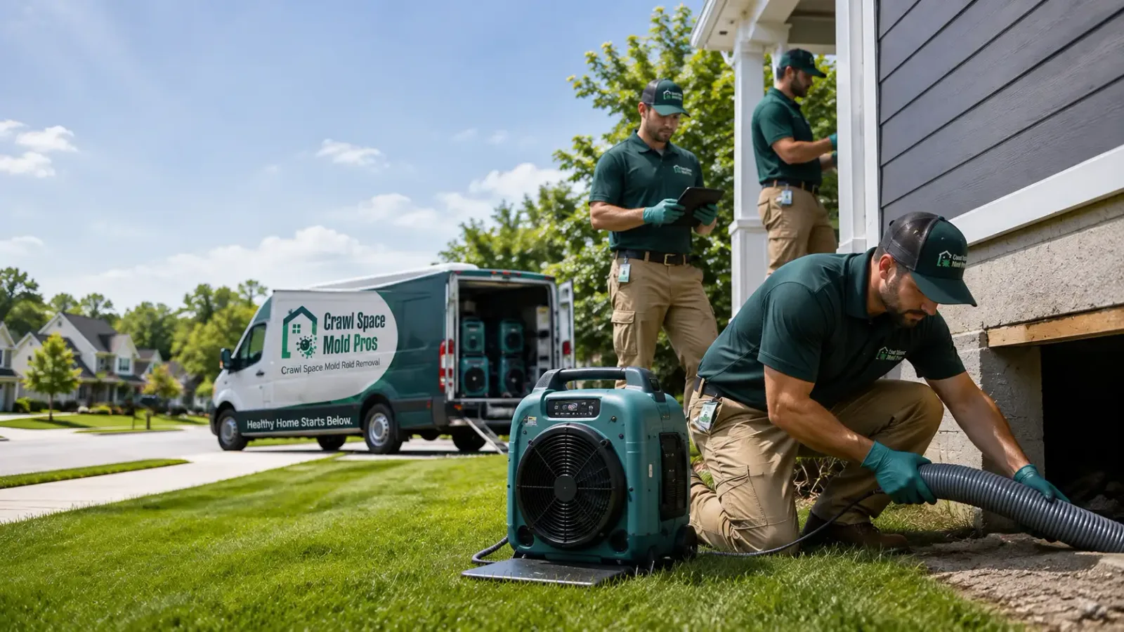 Crawl Space Mold Removal in Lawtey, FL
